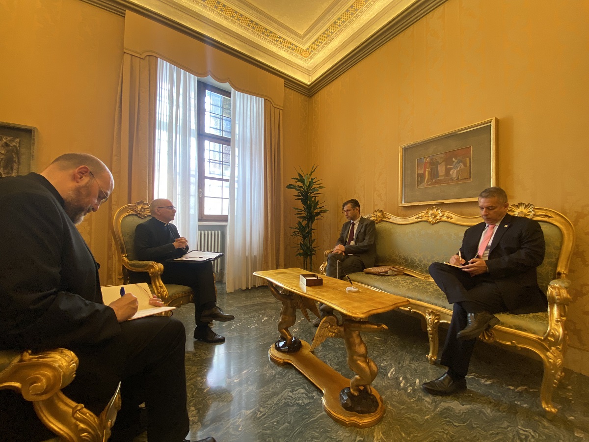 Viceministro Jaramillo se reúne con Subsecretario del Vaticano para el Sector Multilateral