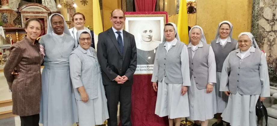 La Embajada de Colombia ante la Santa Sede conmemoró la Fiesta de Santa Laura Montoya