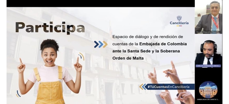 Así rendimos cuentas desde la Embajada de Colombia ante la Santa Sede en 2024