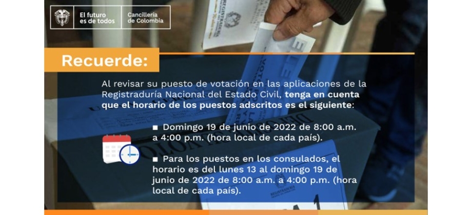 Consulte su lugar de votación para la segunda vuelta de elecciones presidenciales 2022